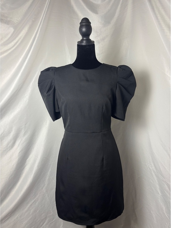 TCEC Dresses & Skirts - TCEC Mini Dress Women Small Black Excellent Puff Sleeve Bodycon Cocktail